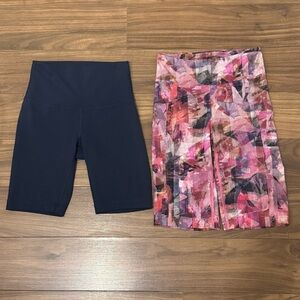 2 lulu🍋size 4 shorts